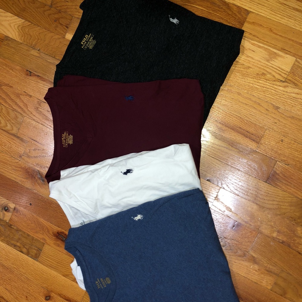 Polo Ralph Lauren Classic Fit Mens lot 4 tees XL